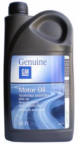 General Motors Motor Oil Semi Synthetic, 2л